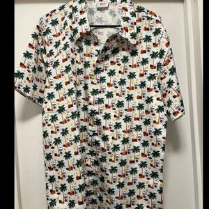 Miller Lite hawaiin shirt